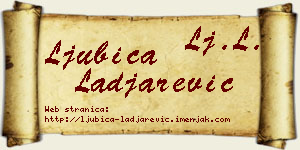 Ljubica Lađarević vizit kartica